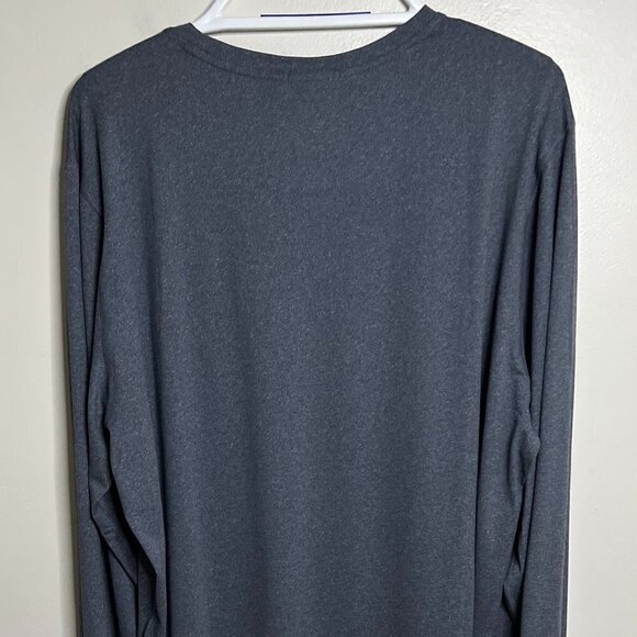Marine Layer Long Sleeve Sport Crew Graphic Tee in Navy Blazer - Size XL - Picture 5 of 6